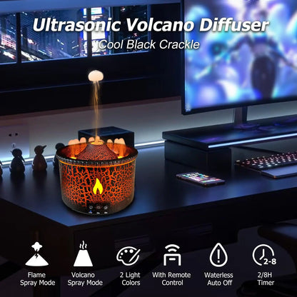 Volcano Flame Humidifier