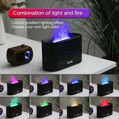 Flame aroma humidifier