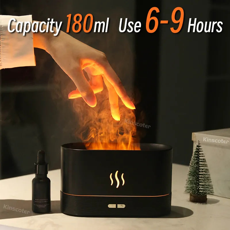 Flame aroma humidifier